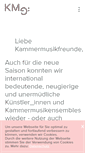 Mobile Screenshot of kammermusik-hannover.de